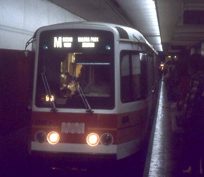 MUNI Boeing streetcar 1268